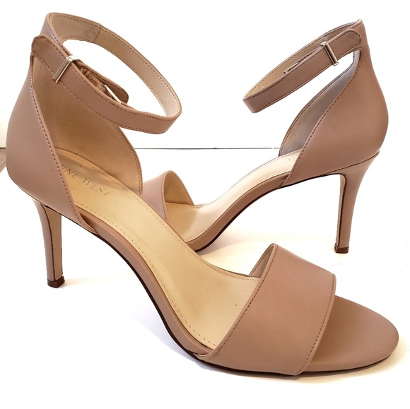NWOT Nine West | Nude Ankle Strap Heels - Picture 3 of 8